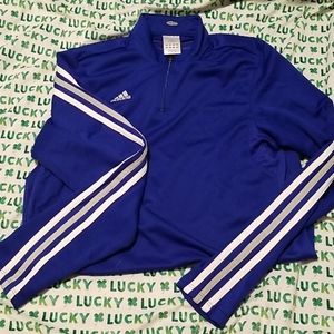 Track quarter zipper jacket